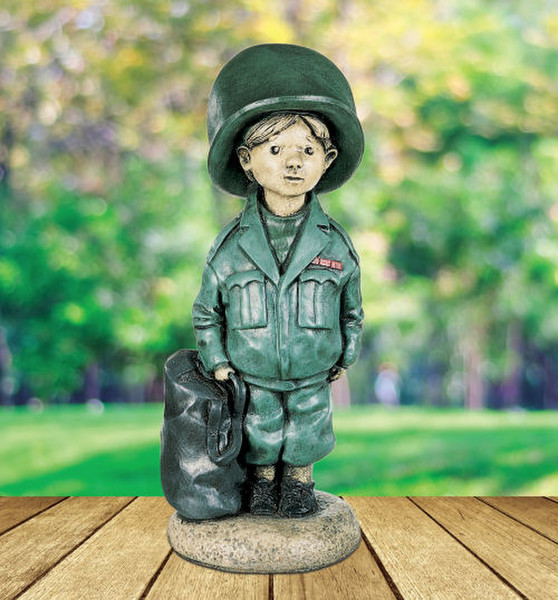 Shop our Little Dreamers Soldier boy cement by Henri for sale